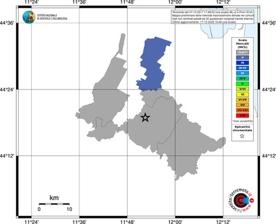 Mappa MCS - territori comuni