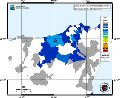 Mappa EMS - territori comuni
