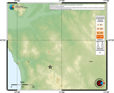 Mappa comuni con almeno 3 questionari