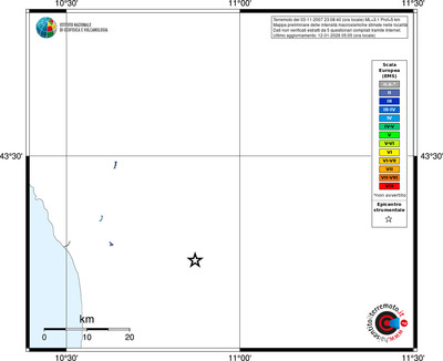 Mappa EMS - territori località