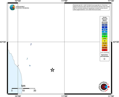 Mappa MCS - territori località