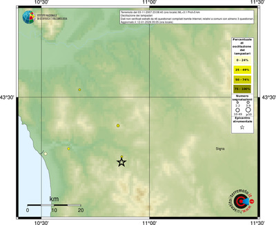 Mappa comuni con almeno 3 questionari
