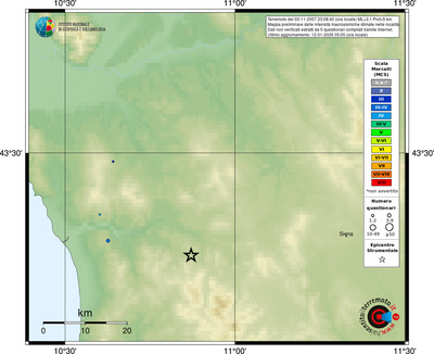 Mappa MCS - località