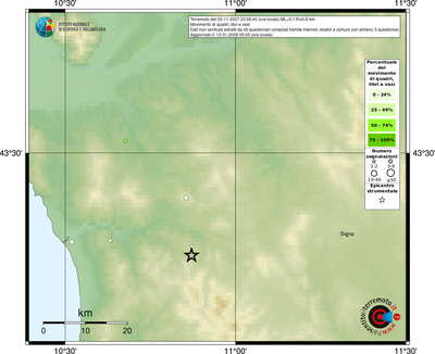 Mappa comuni con almeno 3 questionari