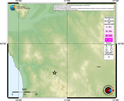 Mappa comuni con almeno 3 questionari