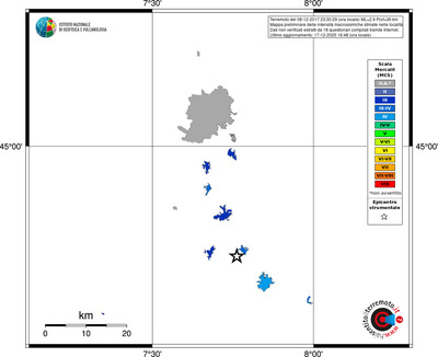 Mappa MCS - territori località