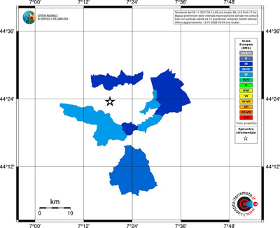Mappa EMS - territori comuni