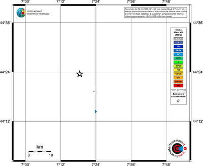 Mappa MCS - territori località