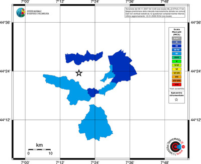 Mappa MCS - territori comuni