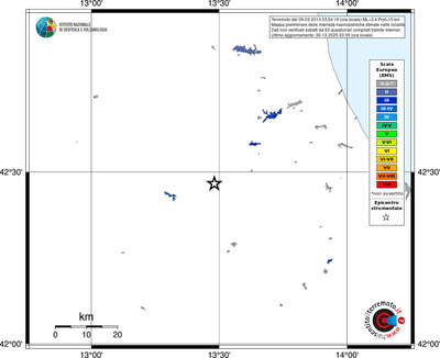 Mappa EMS - territori località
