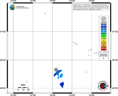 Mappa MCS - territori comuni