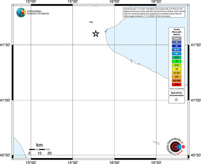 Mappa MCS - territori località