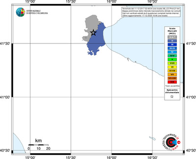 Mappa MCS - territori comuni