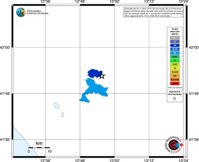Mappa MCS - territori comuni