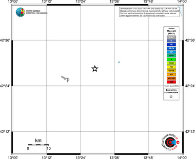 Mappa MCS - territori località