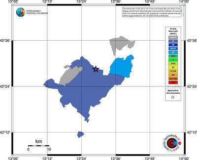 Mappa MCS - territori comuni