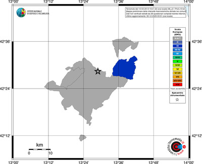 Mappa EMS - territori comuni