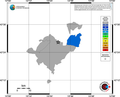 Mappa MCS - territori comuni