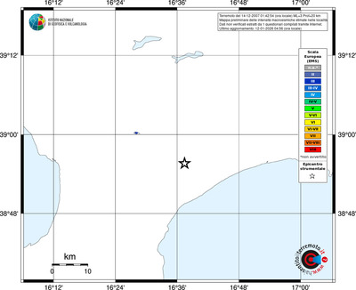 Mappa EMS - territori località
