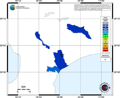 Mappa EMS - territori comuni