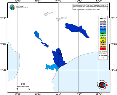 Mappa MCS - territori comuni