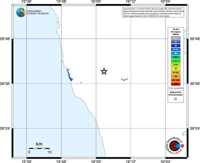 Mappa EMS - territori località