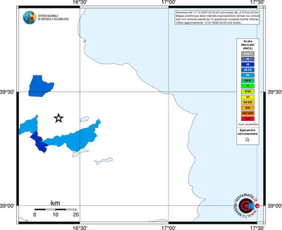 Mappa MCS - territori comuni
