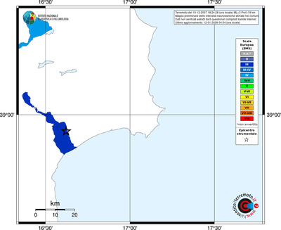 Mappa EMS - territori comuni