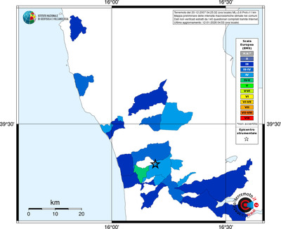 Mappa EMS - territori comuni