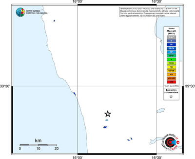 Mappa MCS - territori località