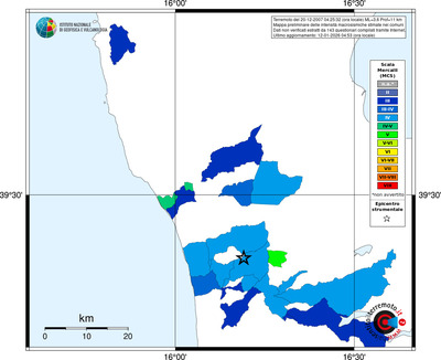 Mappa MCS - territori comuni