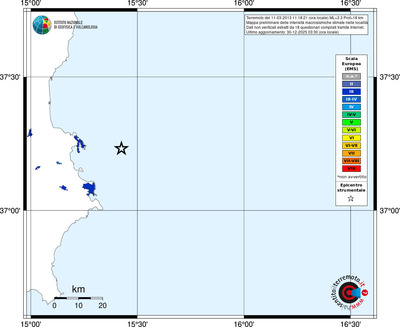 Mappa EMS - territori località