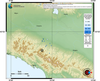 Mappa comuni con almeno 3 questionari