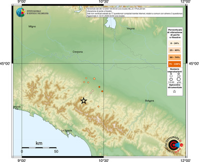Mappa comuni con almeno 3 questionari