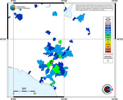 Mappa MCS - territori comuni
