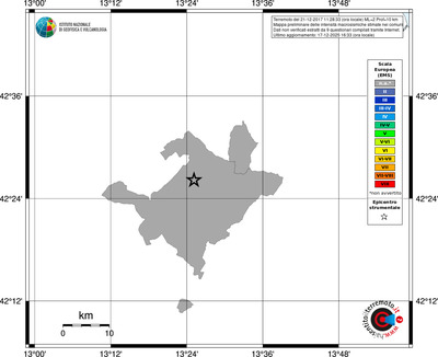 Mappa EMS - territori comuni