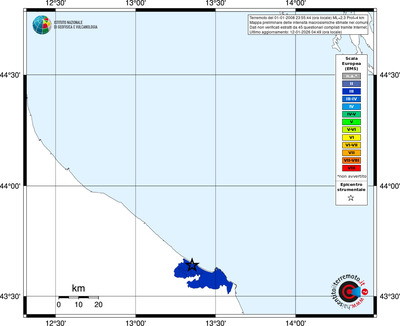 Mappa EMS - territori comuni
