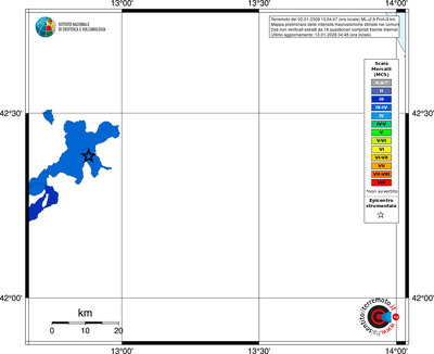 Mappa MCS - territori comuni