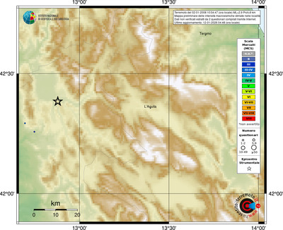 Mappa MCS - località