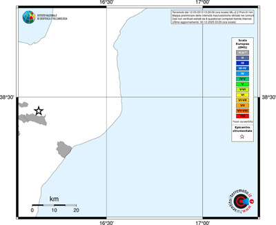 Mappa EMS - territori comuni