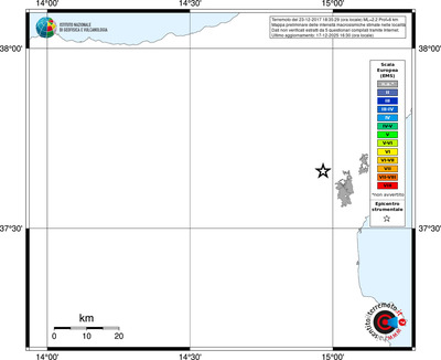 Mappa EMS - territori località