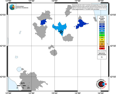 Mappa EMS - territori comuni