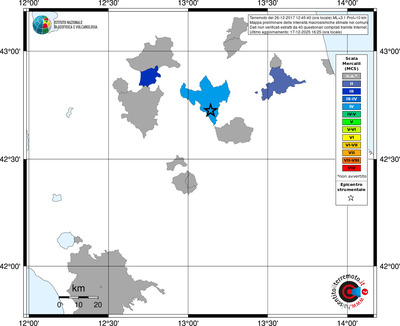 Mappa MCS - territori comuni