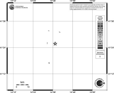 Mappa MCS - territori località