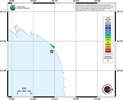 Mappa MCS - territori località