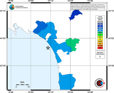 Mappa MCS - territori comuni