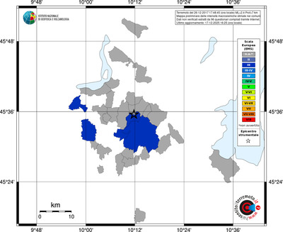 Mappa EMS - territori comuni