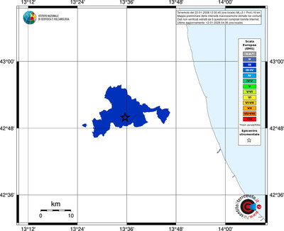 Mappa EMS - territori comuni
