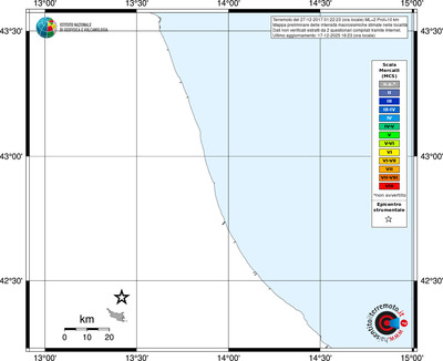 Mappa MCS - territori località
