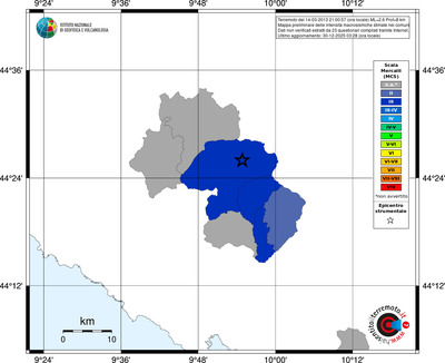 Mappa MCS - territori comuni